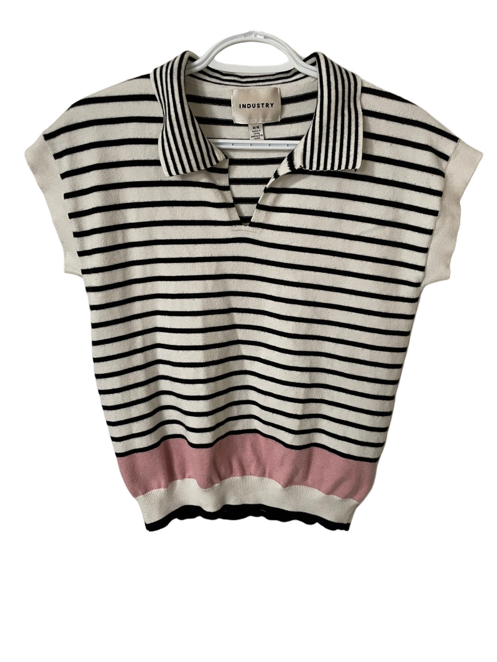 Industry Striped Sweater Size Medium